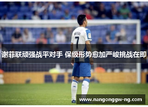 谢菲联顽强战平对手 保级形势愈加严峻挑战在即